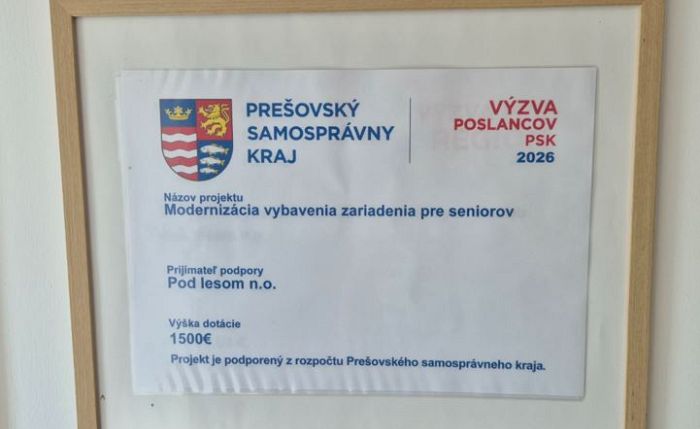Nové vstavané skrine vďaka podpore z výzvy poslancov PSK 2026